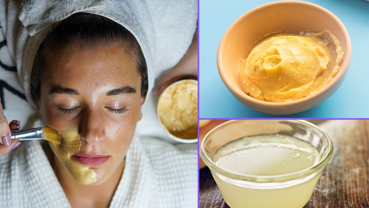 Skin Facial, Turmeric Paste, Lime Juice