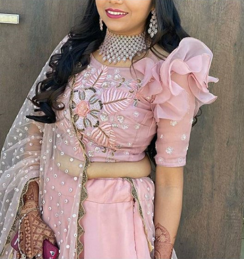 Frill Style Designer Blouse
