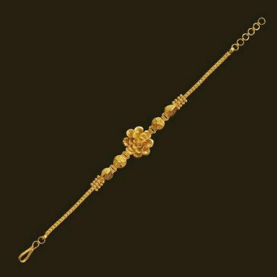 Floral Gold Bracelet