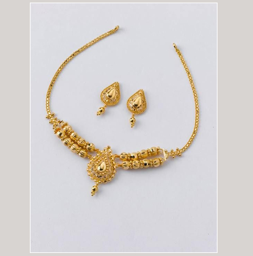 Double Chain Gold Necklace