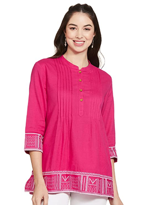 8 Rani Pink Kurta