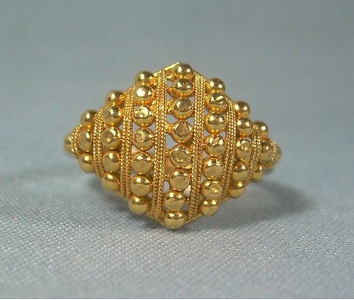 Square Shape Gold Ring