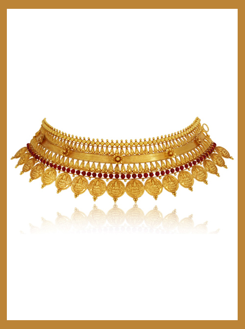 Temple Design Choker Necklace