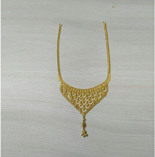 U Gold Necklace Design