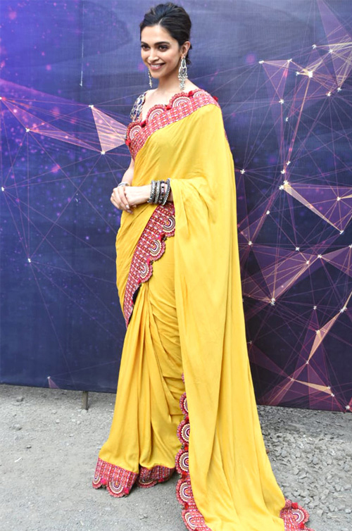 Yellow Designer Saree