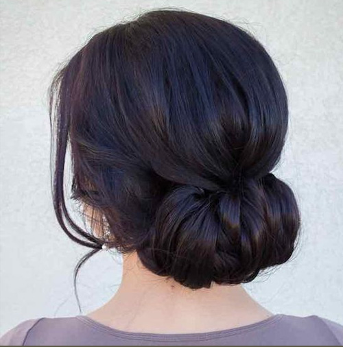 bun hair style