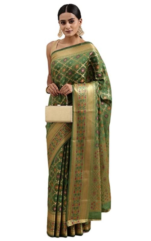 Chanderi silk saree