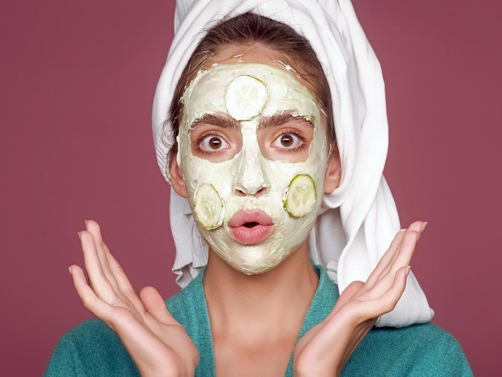 cucumber face pack