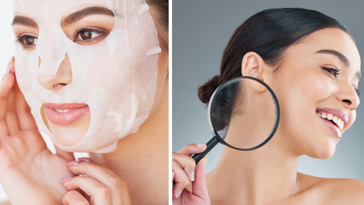 use sheet mask and get glass skin