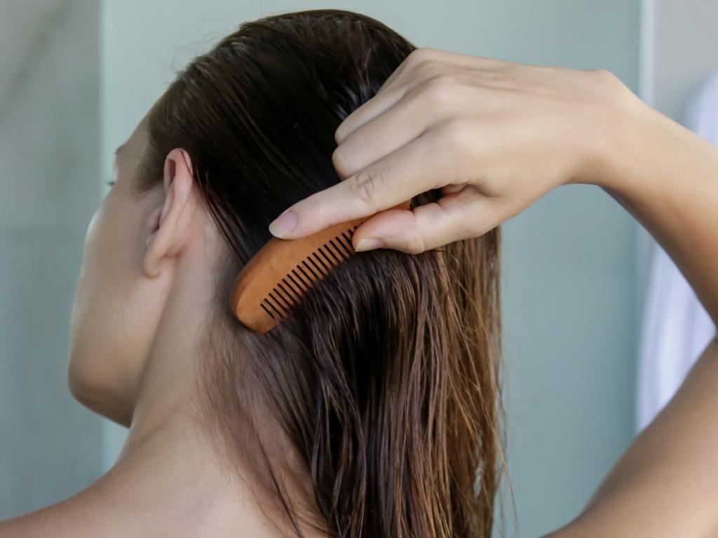 wooden comb for hair