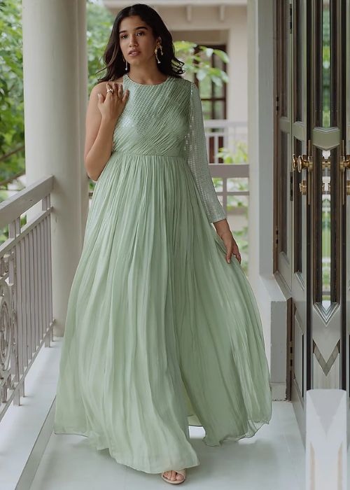 12 Mint Green Gown