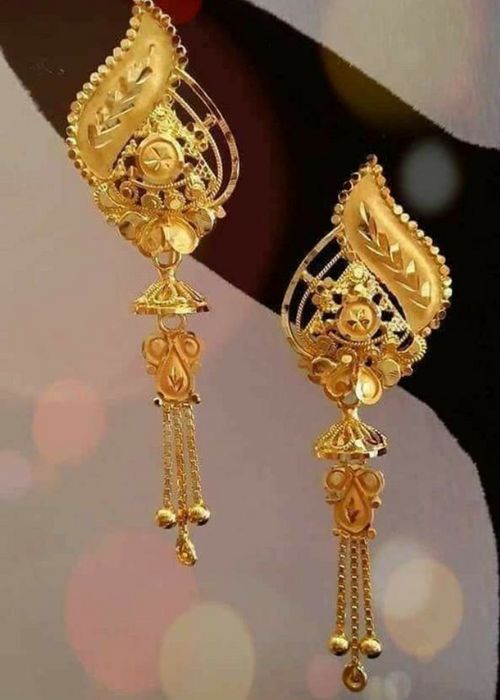 22 K Yellow Gold Earrings