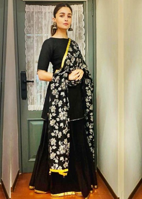 3 Black Skirt Set