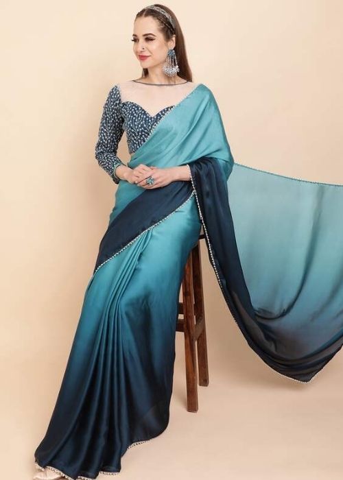 3 Plain Half Saree