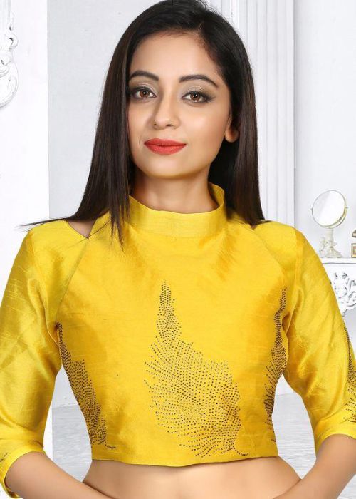 3 Yellow Blouse Design