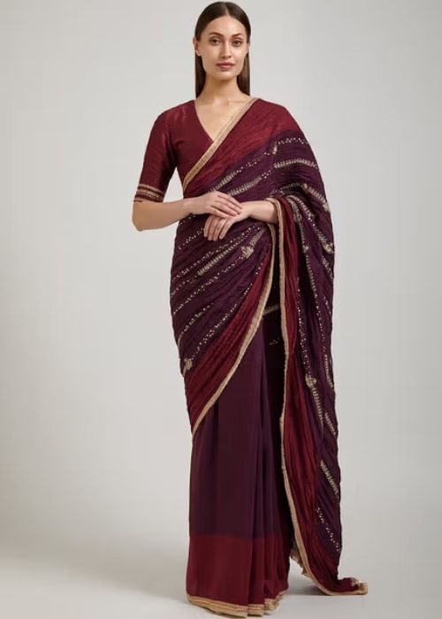 4 Zari Work Saree