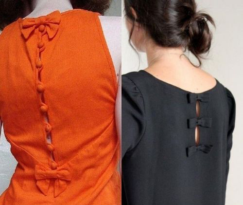 6 Small Knot Style Back Neck Design