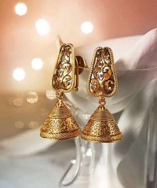 7 Antique Design Gold Jhumka