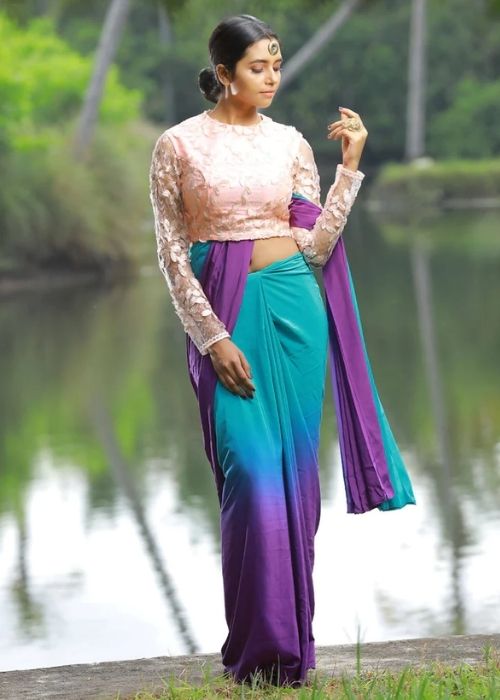8 Double Shade Silk Saree