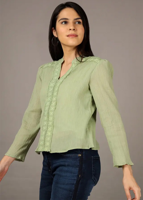  Sage Green Top 
