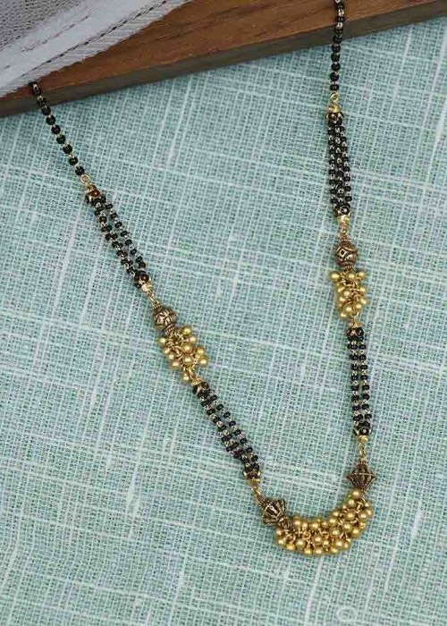 Golden Moti Mangalsutra