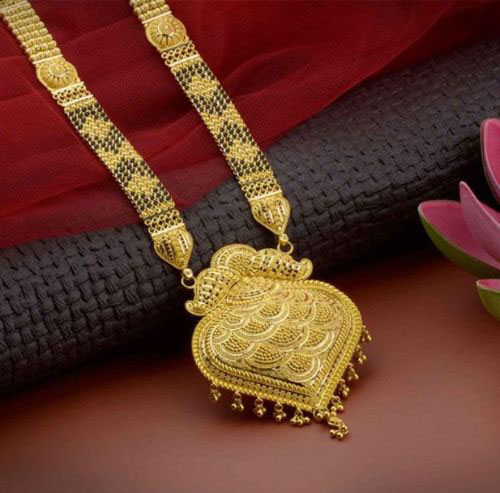 Leaf Shape Gold Mangalsutra