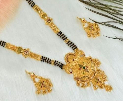 Three Chain Gold Mangalsutra