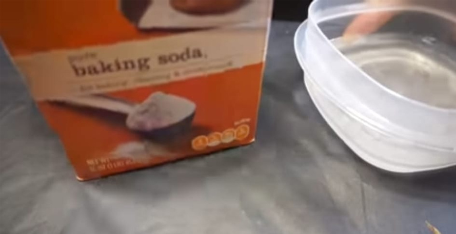 baking soda water bowl