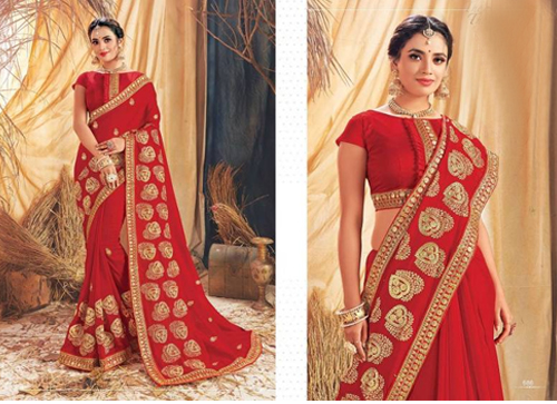 Beautiful Embroidered Saree
