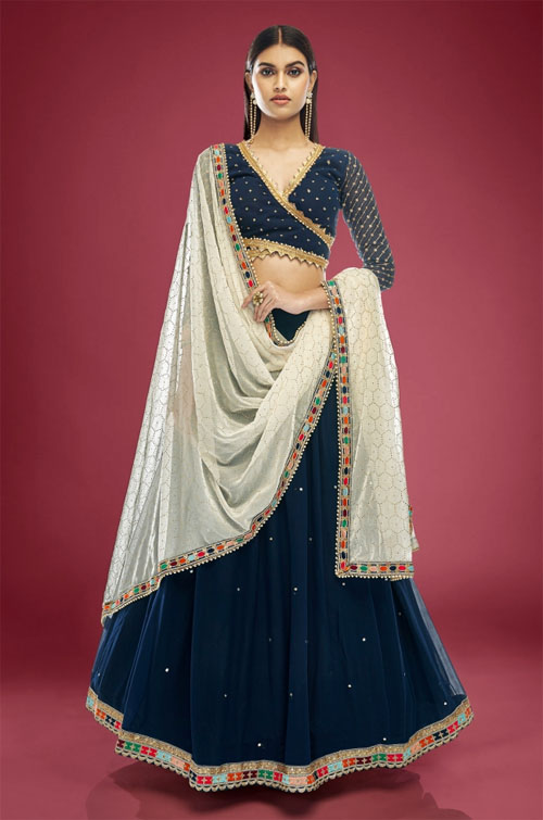 Blue Lehenga Choli