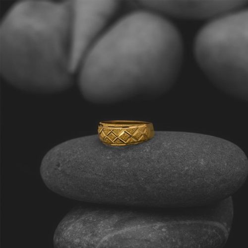 Broad Gold Ring