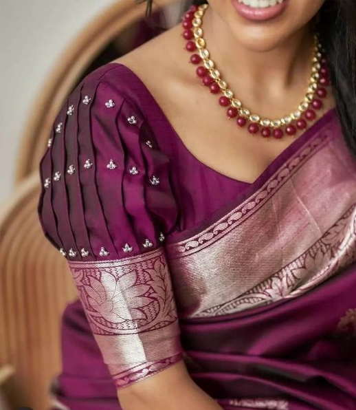 Half Pleated Sleeves
