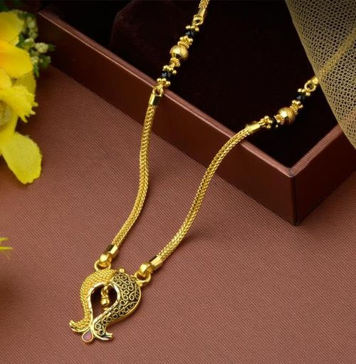 Jaal Design Gold Mangalsutra