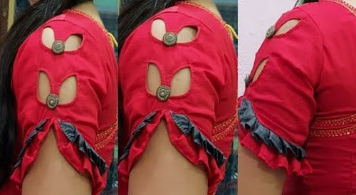 Leaf Cut Out Sleeve Design