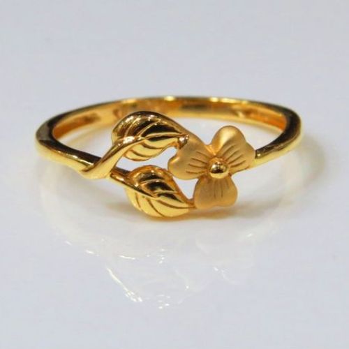 Leaf Shape Gold Ring