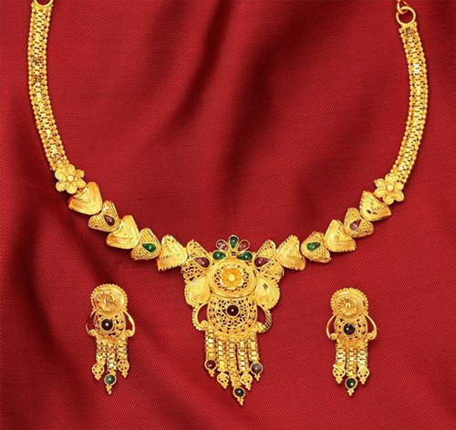  Meenakari Gold Necklace