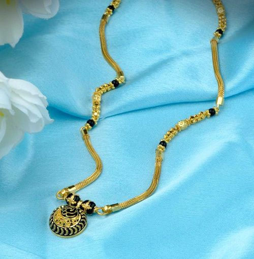 Short Daily Wear Gold Mangalsutra