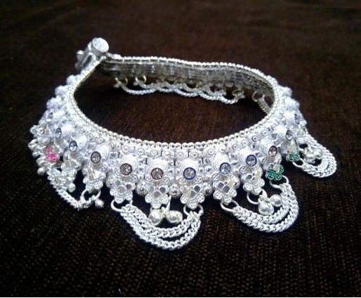 Stone Bridal Anklets