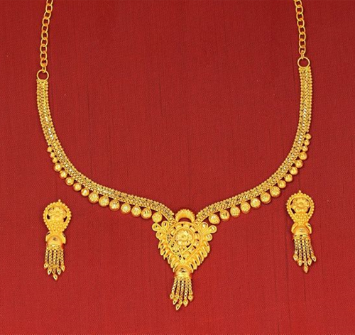 U shape Gold Necklace