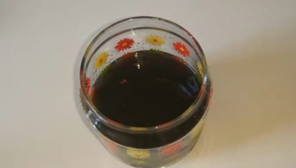 oil in jar