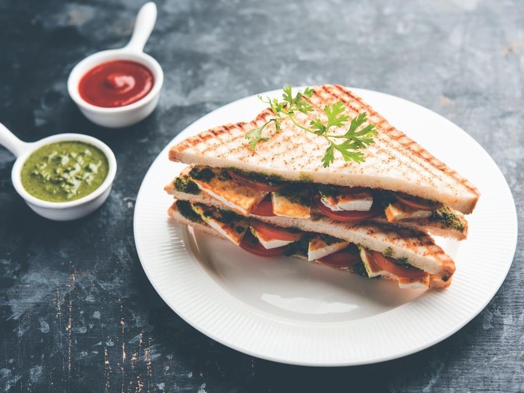 paneer sandwich