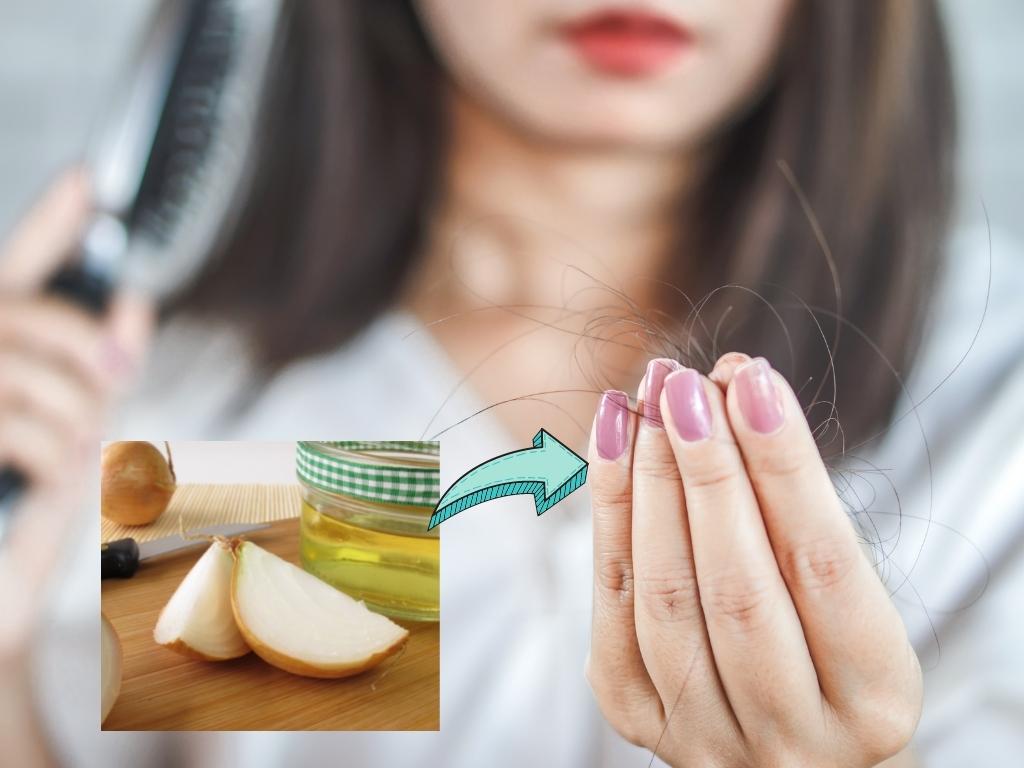use onion juice for hair fall