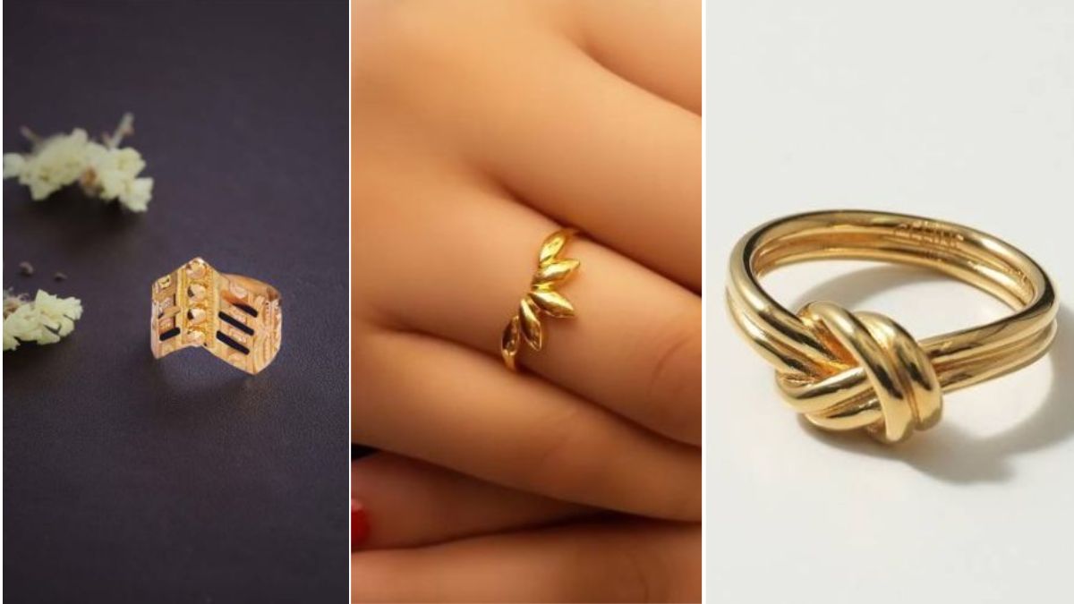हल्के वजन की सोने की अंगूठियों के आकर्षक नए डिजाइन