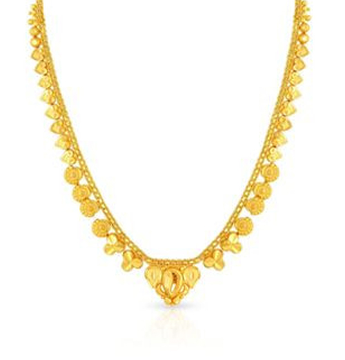 5 Gram Yellow Gold Necklace