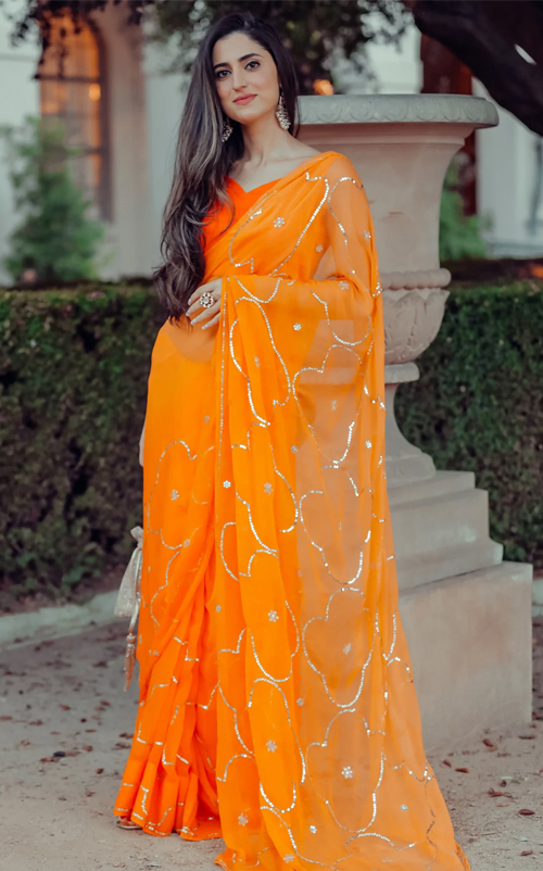 Chiffon Saree