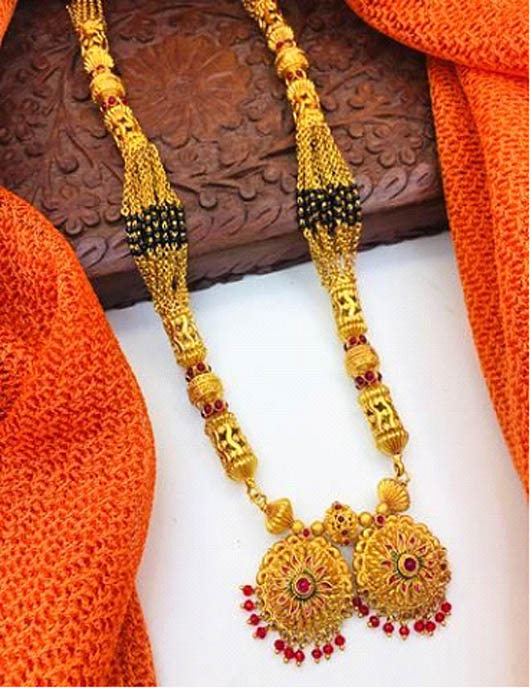 Double Vati Long Chain Mangalsutra