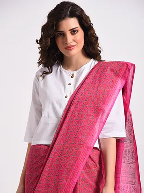 Handwoven Chanderi Blouse