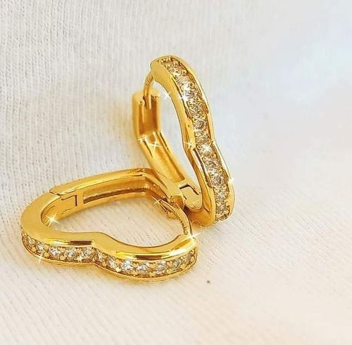 Heart Shape Hoop Earrings