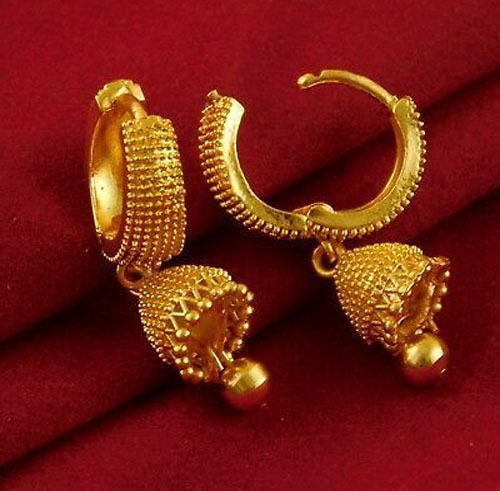 Jhumka Style Hoop Earrings