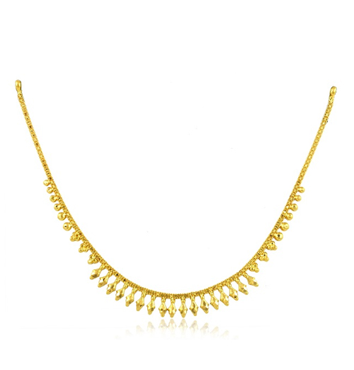 Simple And Sober Gold Necklace